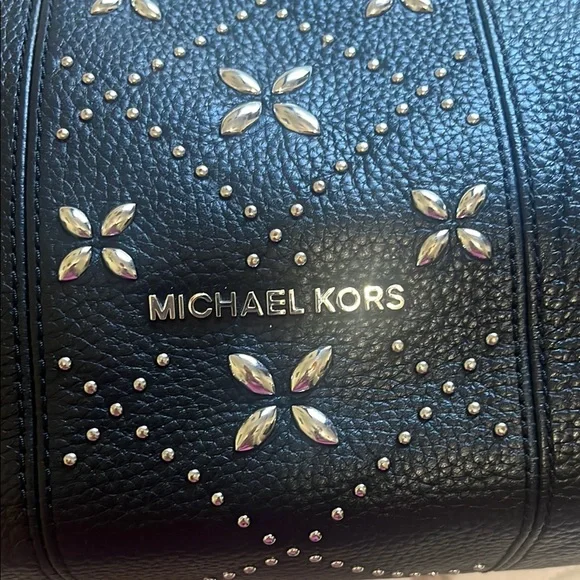 Michael Kors Black Studded Women's Bag - Picture 2 of 12
